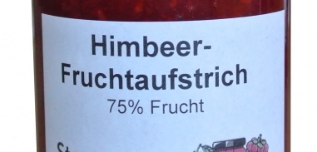 Himbeer Fruchtaufstrich vom Bauernhof Steegmaier in Ludwigsburg, Kornwestheim, Stuttgart