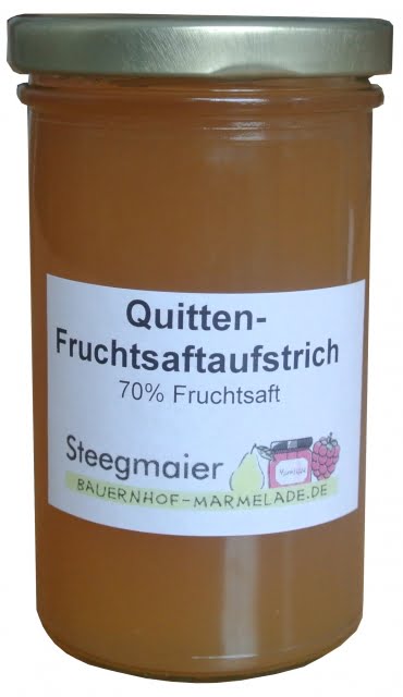 Quitten-Fruchtsaft-Aufstrich